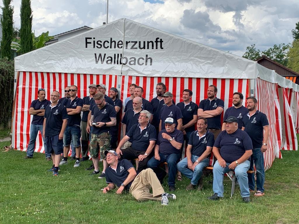 Mitglieder der Fischerzunft Wallbach