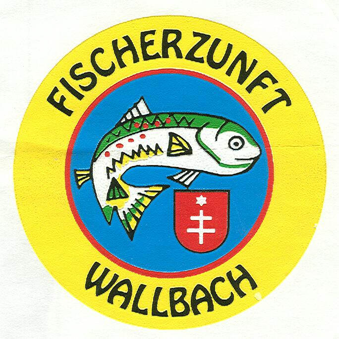Rundes Logo der Fischerzunft Wallbach